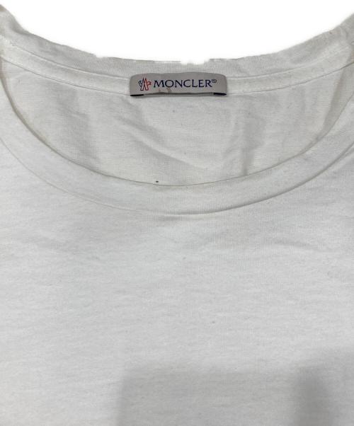 MONCLER（モンクレール）MONCLER (モンクレール) ミニワッペンTシャツ ホワイト サイズ:XLの古着・服飾アイテム
