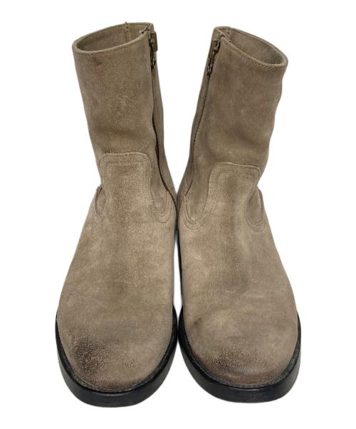 BUTTERO（ブッテロ）BUTTERO (ブッテロ) サイドジップスウェードブーツ ブラウン サイズ:39の古着・服飾アイテム