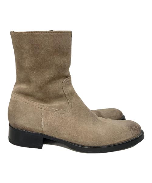 BUTTERO（ブッテロ）BUTTERO (ブッテロ) サイドジップスウェードブーツ ブラウン サイズ:39の古着・服飾アイテム