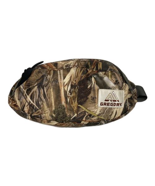 GREGORY（グレゴリー）GREGORY (グレゴリー) 総柄ウエストバッグ カーキの古着・服飾アイテム