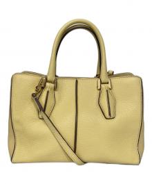 TOD'S（トッズ）の古着「Dキューブ2WAYショルダーバッグ」｜イエロー