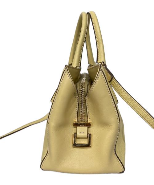 TOD'S（トッズ）TOD'S (トッズ) Dキューブ2WAYショルダーバッグ イエローの古着・服飾アイテム