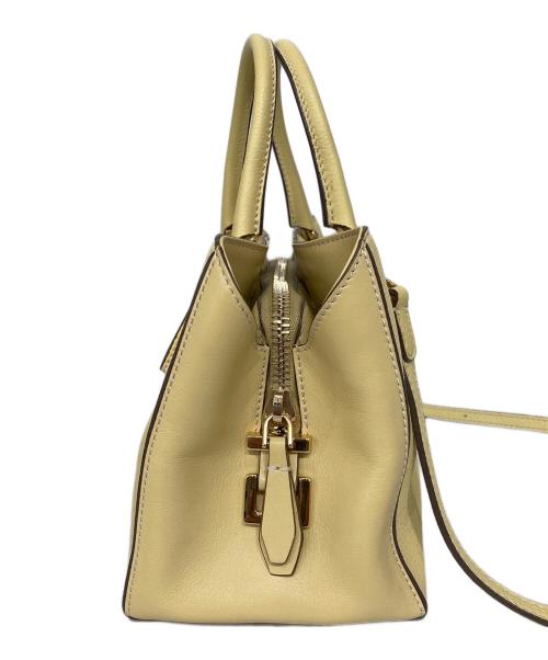 TOD'S（トッズ）TOD'S (トッズ) Dキューブ2WAYショルダーバッグ イエローの古着・服飾アイテム