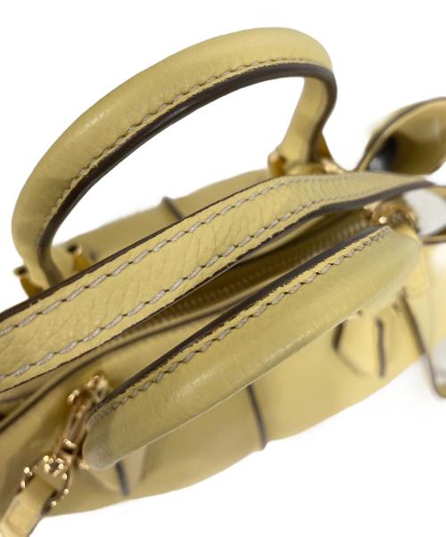 TOD'S（トッズ）TOD'S (トッズ) Dキューブ2WAYショルダーバッグ イエローの古着・服飾アイテム