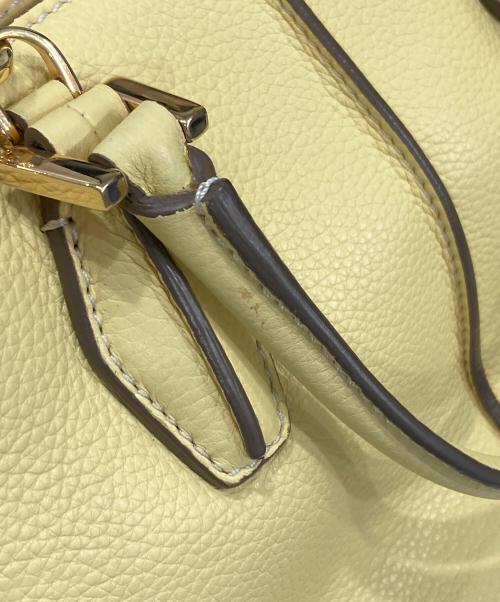 TOD'S（トッズ）TOD'S (トッズ) Dキューブ2WAYショルダーバッグ イエローの古着・服飾アイテム