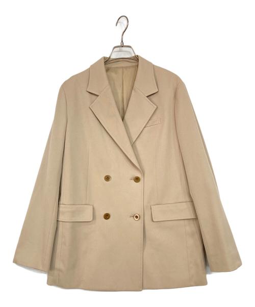 Spick and Span（スピック＆スパン）Spick and Span (スピックアンドスパン) ドライツイルダブルブレストジャケット ベージュ サイズ:36の古着・服飾アイテム