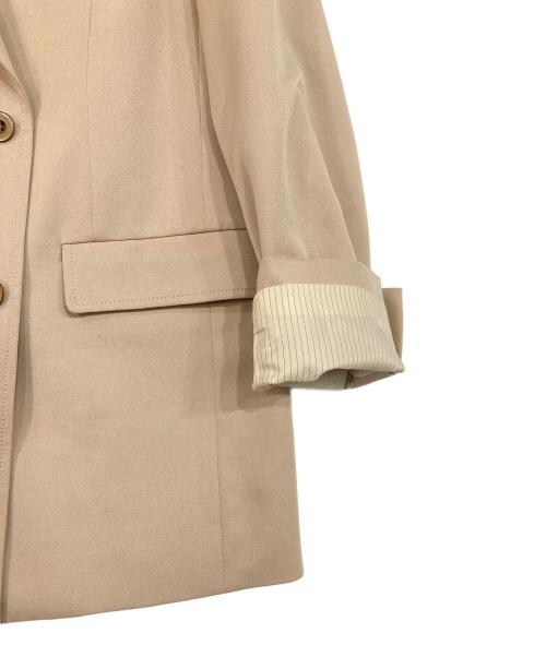 Spick and Span（スピック＆スパン）Spick and Span (スピックアンドスパン) ドライツイルダブルブレストジャケット ベージュ サイズ:36の古着・服飾アイテム