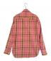 KAPITAL (キャピタル) チェックウエスタンシャツ ピンク サイズ:3：8000円