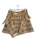 中古・古着 Burberry's (バーバリーズ) ノヴァチェックラップスカート ブラウン サイズ:12：5000円