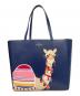 Kate Spade（ケイトスペード）の古着「ラクダモチーフ トートバッグ」｜ネイビー