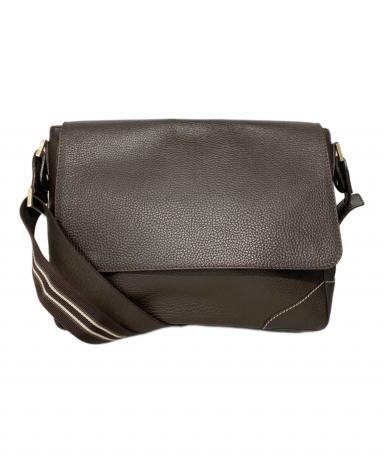 中古・古着通販】dunhill (ダンヒル) レザーメッセンジャーバッグ