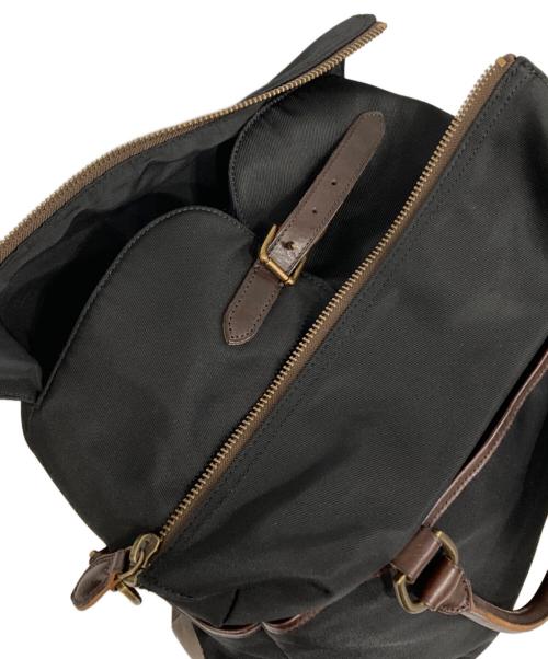POLO RALPH LAUREN（ポロ・ラルフローレン）POLO RALPH LAUREN (ポロ・ラルフローレン) ナイロン×レザー2WAYバッグ ブラックの古着・服飾アイテム