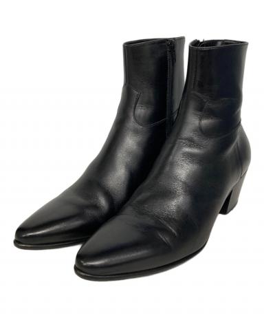 中古・古着通販】CELINE (セリーヌ) Jacnoヒールブーツ ブラック