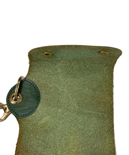 IL BISONTE（イル ビゾンテ）IL BISONTE (イル ビゾンテ) レザーキーケース グリーンの古着・服飾アイテム