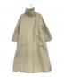 EMMEL REFINES（エメル リファインズ）の古着「スタンドカラーコート」｜ベージュ