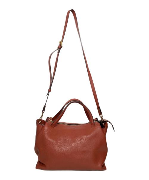 GIANNI CHIARINI（ジャンニ キアリーニ）GIANNI CHIARINI (ジャンニ キアリーニ) オリガミ 2WAYバッグ ブラウンの古着・服飾アイテム