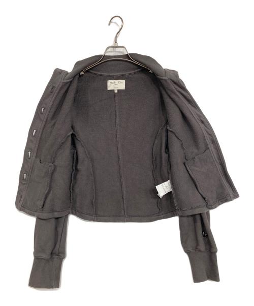 Matin Kim（マーティン・キム）Matin Kim (マーティン・キム) スウェットカーディガン グレー サイズ:Sの古着・服飾アイテム