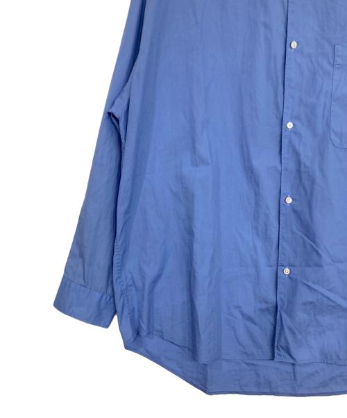 Graphpaper（グラフペーパー）Graphpaper (グラフペーパー) Broad L/S Oversized Regular Collar Shirt ブルー サイズ:Fの古着・服飾アイテム