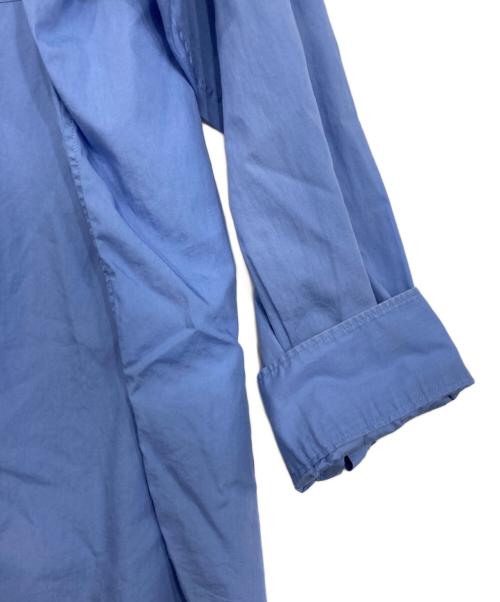 Graphpaper（グラフペーパー）Graphpaper (グラフペーパー) Broad L/S Oversized Regular Collar Shirt ブルー サイズ:Fの古着・服飾アイテム