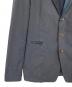 中古・古着 DIESEL (ディーゼル) ラペル切替テーラードジャケット グレー サイズ:S：4000円