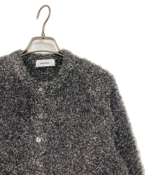 MIESROHE（ミースロエ）MIESROHE (ミースロエ) sustainableラメシャギークルーカーディガン グレー サイズ:ONE SIZEの古着・服飾アイテム