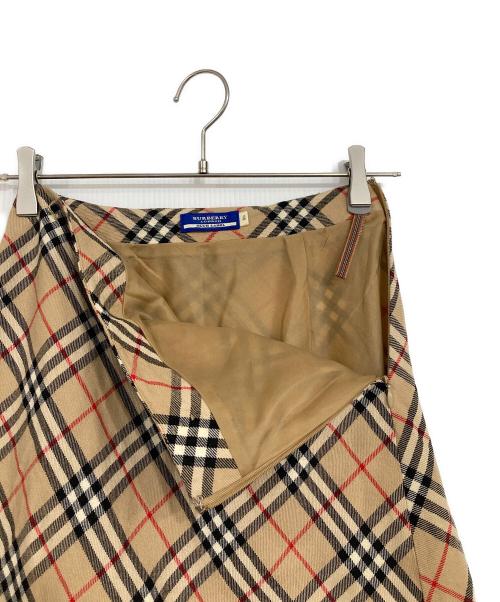 BURBERRY BLUE LABEL（バーバリー ブルー レーベル）BURBERRY BLUE LABEL (バーバリーロンドンブルーレーベル) ノヴァチェックスカート ベージュ サイズ:36の古着・服飾アイテム