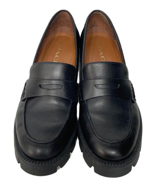 COACH（コーチ）COACH (コーチ) コリーンローファー ブラック サイズ:7の古着・服飾アイテム