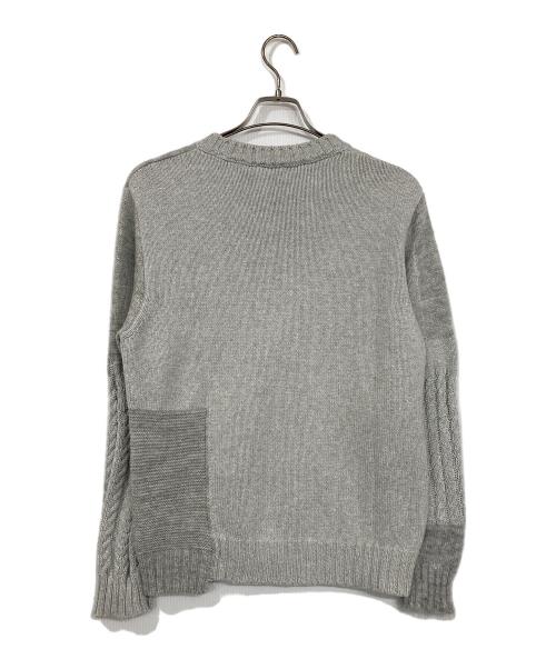 DIESEL（ディーゼル）DIESEL (ディーゼル) ケーブルニット グレー サイズ:Ｓの古着・服飾アイテム