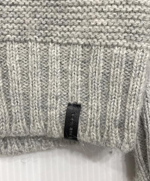 DIESEL（ディーゼル）DIESEL (ディーゼル) ケーブルニット グレー サイズ:Ｓの古着・服飾アイテム