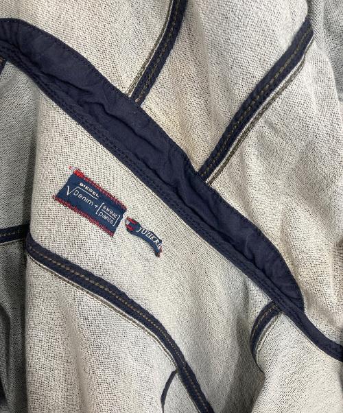 DIESEL（ディーゼル）DIESEL (ディーゼル) フーデッドデニムジャケット インディゴ サイズ:Mの古着・服飾アイテム