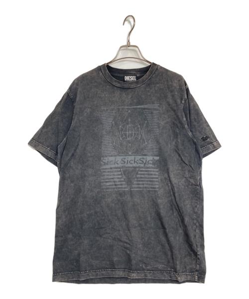 DIESEL（ディーゼル）DIESEL (ディーゼル) プリントTシャツ グレー サイズ:Sの古着・服飾アイテム