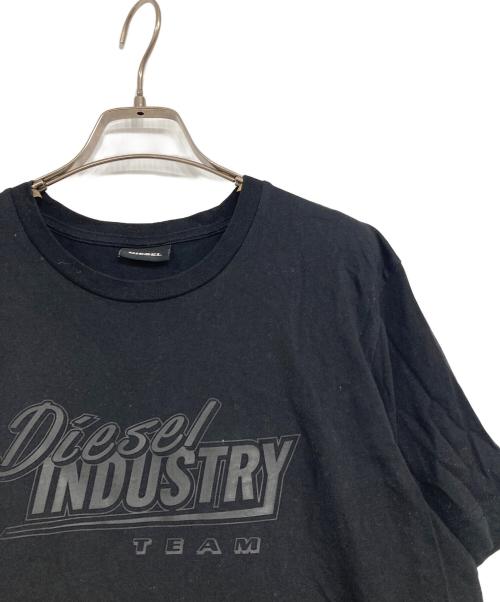 DIESEL（ディーゼル）DIESEL (ディーゼル) プリントTシャツ ブラック サイズ:Mの古着・服飾アイテム