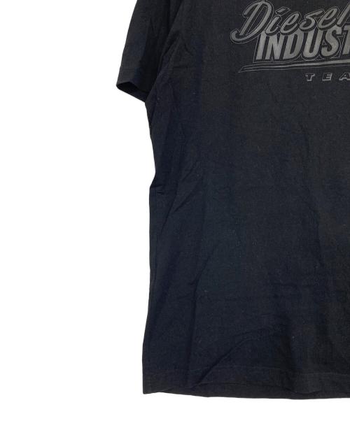 DIESEL（ディーゼル）DIESEL (ディーゼル) プリントTシャツ ブラック サイズ:Mの古着・服飾アイテム
