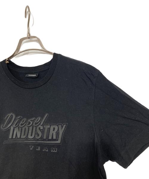 DIESEL（ディーゼル）DIESEL (ディーゼル) プリントTシャツ ブラック サイズ:Mの古着・服飾アイテム