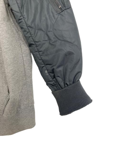 DIESEL（ディーゼル）DIESEL (ディーゼル) 切替ジップパーカー グレー サイズ:Mの古着・服飾アイテム