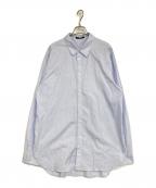 GALERIE VIEギャルリーヴィー）の古着「コットンオックスフォード レギュラーシャツ」｜ブルー
