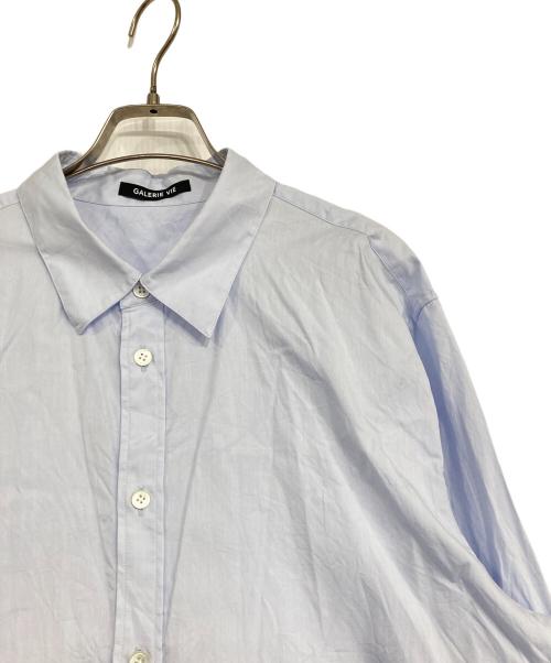 GALERIE VIE（ギャルリーヴィー）GALERIE VIE (ギャルリーヴィー) コットンオックスフォード レギュラーシャツ ブルー サイズ:48の古着・服飾アイテム