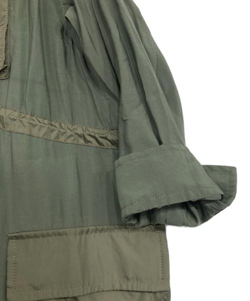 upper hights（アッパーハイツ）upper hights (アッパーハイツ) THE U-65L シャツワンピース グリーン サイズ:SIZE 1の古着・服飾アイテム