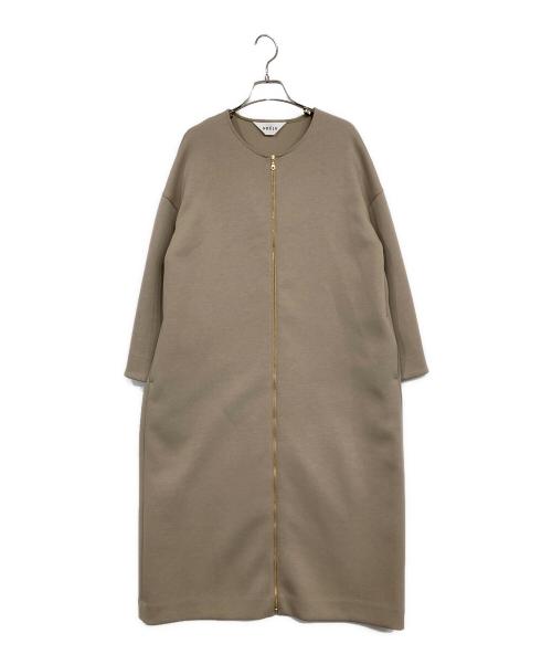 SOEJU（ソージュ）SOEJU (ソージュ) 2WAYコクーンジップワンピース ベージュ サイズ:SIZE Mの古着・服飾アイテム