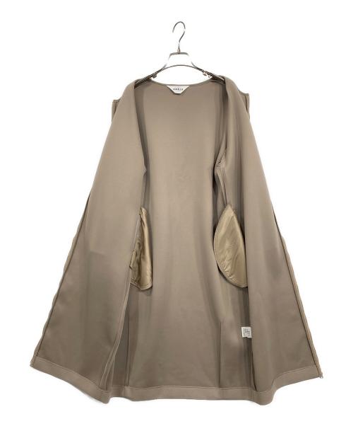 SOEJU（ソージュ）SOEJU (ソージュ) 2WAYコクーンジップワンピース ベージュ サイズ:SIZE Mの古着・服飾アイテム