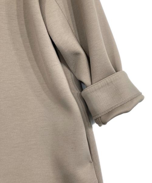 SOEJU（ソージュ）SOEJU (ソージュ) 2WAYコクーンジップワンピース ベージュ サイズ:SIZE Mの古着・服飾アイテム