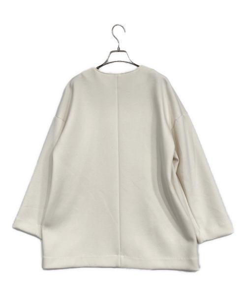 SOEJU（ソージュ）SOEJU (ソージュ) コクーンジップブルゾン ホワイト サイズ:SIZE Mの古着・服飾アイテム