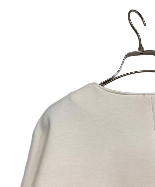 SOEJU（ソージュ）SOEJU (ソージュ) コクーンジップブルゾン ホワイト サイズ:SIZE Mの古着・服飾アイテム