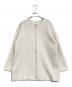 SOEJU（ソージュ）の古着「コクーンジップブルゾン」｜ホワイト