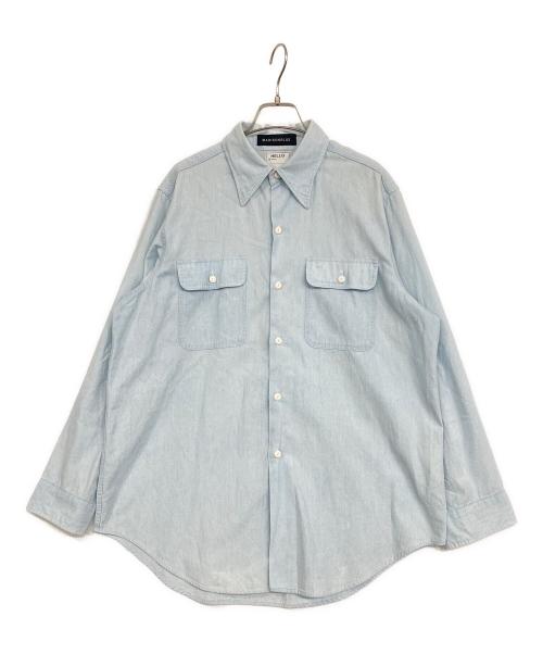MADISON BLUE（マディソンブルー）MADISON BLUE (マディソンブルー) HAMPTON CHAMBRAY SHIRT インディゴ サイズ:SIZE 02の古着・服飾アイテム