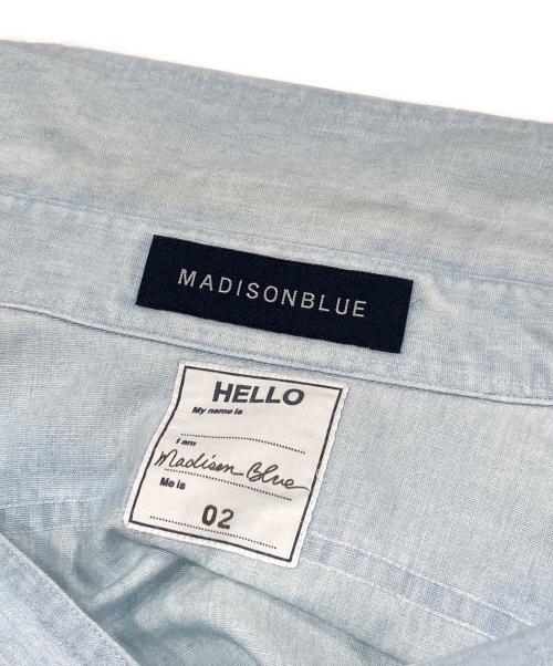 MADISON BLUE（マディソンブルー）MADISON BLUE (マディソンブルー) HAMPTON CHAMBRAY SHIRT インディゴ サイズ:SIZE 02の古着・服飾アイテム