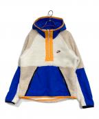 NIKEナイキ）の古着「HALF ZIP HOODIE WINTER」｜ベージュ