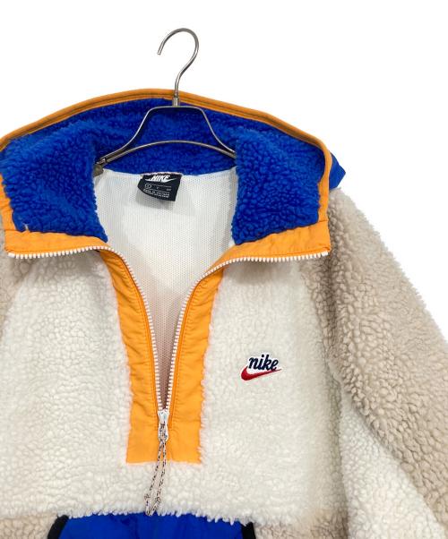 NIKE（ナイキ）NIKE (ナイキ) HALF ZIP HOODIE WINTER ベージュ サイズ:Sの古着・服飾アイテム