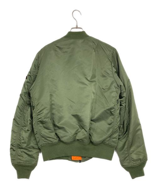 ALPHA（アルファ）ALPHA (アルファ) MA-1タイトフライトジャケット カーキ サイズ:SIZE Mの古着・服飾アイテム