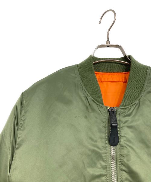 ALPHA（アルファ）ALPHA (アルファ) MA-1タイトフライトジャケット カーキ サイズ:SIZE Mの古着・服飾アイテム
